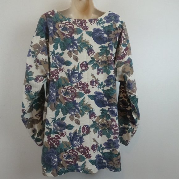 PK Elliot Plus Floral Women's 42/22W Long Sleeve Sweatshirt RN 50110 - Picture 2 of 7